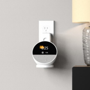 2024 Neuer REXIAO Faltbarer ABS-Audiohalter für <span class=keywords><strong>Echo</strong></span> <span class=keywords><strong>Spot</strong></span> T5 Wandmontierter Lautsprecher - Product Image 2