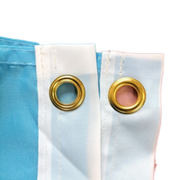Bandera NACIONAL DE Somalia de poliéster de alta calidad con impresión digital de doble costura de 3x5 pies al por mayor con ojales de latón duraderos
