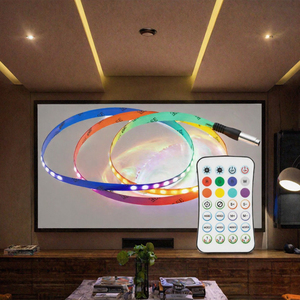 RGB <b>COB</b> <b>LED</b> <b>Strip</b> Light Bluetooth Remote Control Dimmable 24V Flexible Light String for Landscape Decor - Product Image 3