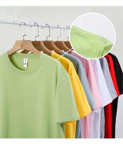 T-<span class=keywords><strong>shirt</strong></span> classique unisexe en coton, coupe classique, col rond, broderie <span class=keywords><strong>de</strong></span> logo personnalisée, impression <span class=keywords><strong>de</strong></span> haute qualité, mode décontractée pour tous les jours - Product Image 2