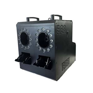 Machine à bulles de <span class=keywords><strong>fumée</strong></span> et de brouillard LED RVBW 4-en-1 à 2 têtes 1500W pour mariage, fête et équipement d'éclairage de scène - Product Image 2