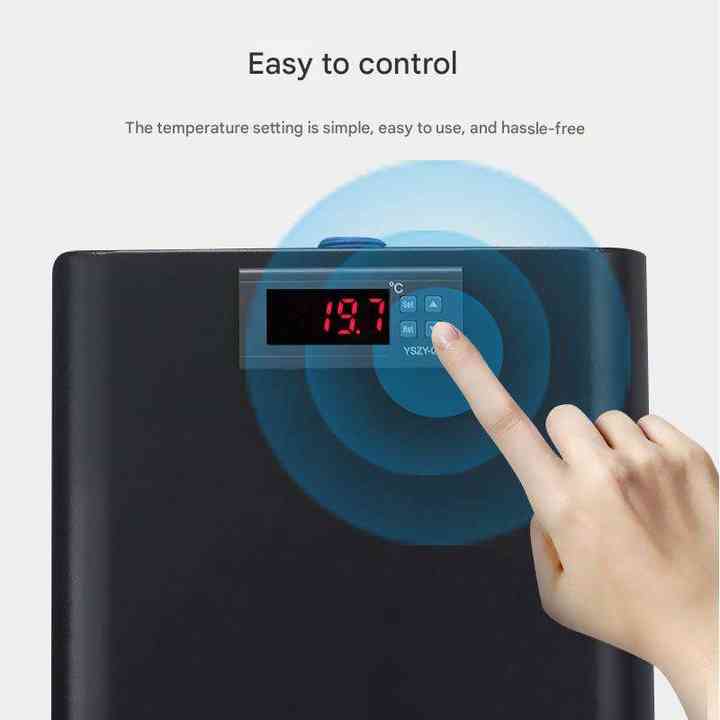 300L Portable Square Ice Bath Machine with 1/3hp Pump Filter Cold ...