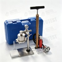 Prensa de filtro de presión media ZNS-2A, probador de pérdida de fluido de lodo 0.69MPa, analizador de fluido de perforación de acero inoxidable para laboratorio petrolero