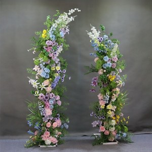 Arche de roses artificielles en soie écologiques faites à la main sur mesure pour <span class=keywords><strong>mariage</strong></span>, maison, hôtel et restaurant, toile de fond pour la photographie - Product Image 3