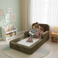 Lit de Sol pour Enfant et Tout-Petit "Boneless" Confortable et Écologique, avec Rembourrage en Polyester Moderne, Design Bas pour Chambre à Coucher – Modèle 2026