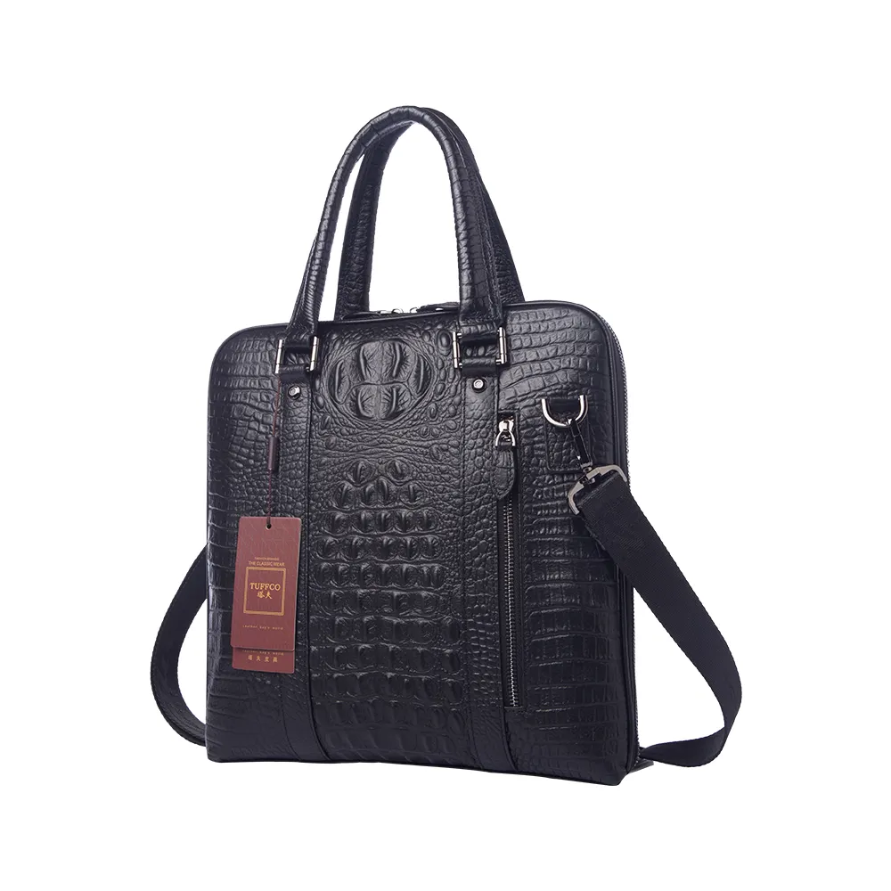TUFFCO Popular Leather Handbag men Bag Fashion Unique Shoulder OEM Fashionable Customized Logo briefcase