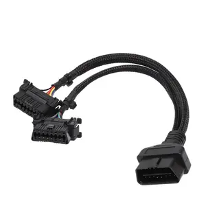 Cable 16Pin Male To Female Y Cable Obd Ii OBD2 OBD 2 Y Cable Diagnostic Cable