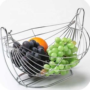 Muestra personalizada de acero inoxidable/acero al carbono/cesta de fruta de hierro hecha con mecanismo de alambre doblado 3D - Product Image 3