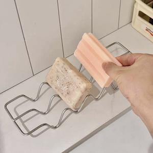 ที่วางสบู่สแตนเลสทรงสี่เหลี่ยมแบบกำหนดเอง พร้อมติดตั้งด้วยถ้วยดูด กันน้ำ ดีไซน์ทันสมัย สำหรับติดผนังห้องน้ำ - Product Image 2