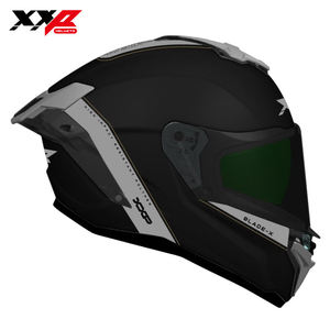 Casques de moto intégraux NEUFS avec grand spoiler, visière transparente, toutes saisons, boucle à dégagement rapide, XXL BLADE-X SOLID DOT ABS XXP XXP - Product Image 5