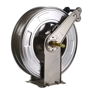 รอกเก็บสายยางอัตโนมัติแบบยืดหดได้ SPS 5000 PSI 50 ฟุต 3/8 นิ้ว  ทำจากสแตนเลส 304 - Product Image 1