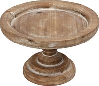 Support à gâteau rustique, support à gâteau rond vintage, support à gâteau en bois naturel avec base, support à gâteau style ferme