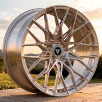Rueda Forjada de Aleación de Aluminio Personalizada FHJ, 5 x 127, 19'', 26, 5x112, 20x10, Cromada, 1 Pieza, 5x5.5, 5x6.5, 5x5, para Ford F-150