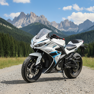 Motocicleta Deportiva Eléctrica Personalizada <span class=keywords><strong>de</strong></span> Fábrica, Modelo R3, 72V, 80km/h, Motocicleta para <span class=keywords><strong>Adultos</strong></span> con Batería - Product Image 4