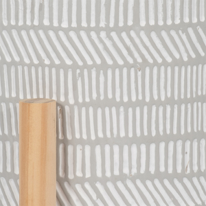 Vaso in Ceramica Stoneware con Supporto in Legno, Fioriera per Piante da Interno, Decorazione per Casa, Giardino e Patio - Product Image 5