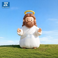 Modèle gonflable de personnage de Jésus pour la publicité et la décoration
