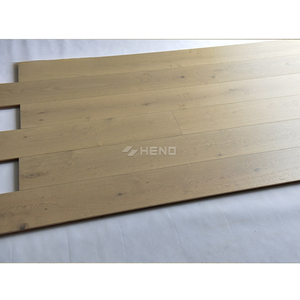 พื้นไม้ธรรมชาติ100% กันน้ำกำหนดได้เองพื้นไม้โอ๊คสีขาว + ไม้เนื้อแข็ง - Product Image 4