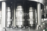 Chaîne de production de remplissage automatique de bouteilles en verre Hengyu 2025 OEM 3-en-1 – Machine de remplissage d'eau