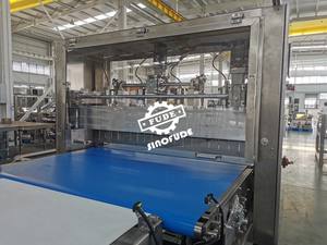 Línea de Producción de Barras de Chocolate Tipo Snickers, Mezcladora de Turrón, Dosificador de Caramelo, Cocedor, Tostador de Cacahuetes, Rociador - Product Image 2