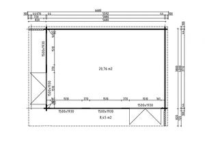 Jardín de madera moderno al aire libre Oficina <span class=keywords><strong>Casa</strong></span> de madera Techo plano Tiny Living <span class=keywords><strong>Casa</strong></span> - Product Image 6