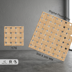 Carreaux de sol en céramique antidérapants Vistaar pour imprimante jet d'encre 30x30 12x12 40x40 Brillants Rectifiés 300x300mm Rustiques Numériques Émaillés - Product Image 5