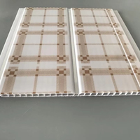 Plafonds en bois estampés à chaud des Philippines, panneaux de plafond en PVC, dalles de plafond en PVC