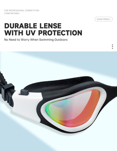 Lunettes de brasse plus lunettes étanches réglage anti-brume UV avec lunettes de <span class=keywords><strong>natation</strong></span> professionnelles confortables pour adultes - Product Image 3