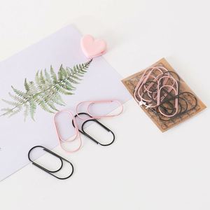 X809-1 50mmPaper <b>Clip</b> Metal Wire <b>Clips</b> File Index <b>Clamp</b> Widened Fat Paper <b>Clips</b> Colored Large Paperclips Bookmark ForHome Office - Product Image 1