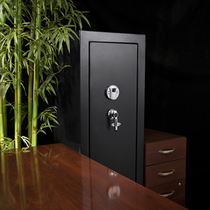 Large Iron <b>Fireproof</b> Safe <b>Box</b> Fingerprint Lock Alarm Heavy Duty Modern Design Home Office Safe <b>for</b> Cash Jewelry <b>Document</b> Storage - Product Image 5