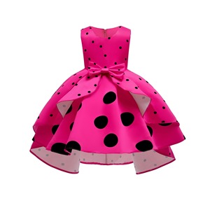 Vestito da bambina musulmana a pois retrò, modello principessa, per matrimoni e compleanni, molto venduto, C0094 - Product Image 6
