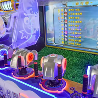 Centre de divertissement, jeu d'arcade de tir à l'eau à 4 joueurs, fonctionnant à la pièce, machine de jeu d'arcade, métal, garantie 1 an
