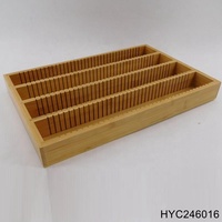 Insert de tiroir pour le comptoir Capsule de café Support de dosette de café en bambou