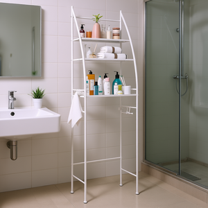 Estante de Almacenamiento para Baño Myrva, Estante Metálico de 4 Niveles, Organizador Ahorrador de Espacio para Baño y Cocina, Diseño Moderno - Product Image 2