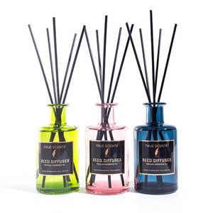 <span class=keywords><strong>250ml</strong></span> màu trong suốt thủy tinh khuếch tán chai mây sậy gậy hương thơm nhà hương thơm sậy khuếch tán cho Bộ quà tặng - Product Image 1