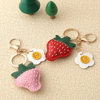 Kit de fabrication de porte-clés DIY, fournitures pour porte-clés, pendentifs en cuir PU, pendentifs pour artisanat DIY