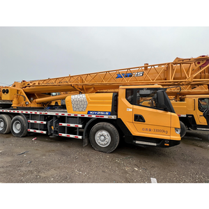 Grue de camion hydraulique d'occasion de 25 tonnes avec cabine remise à neuf, moteur Weichai, 3 essieux pour opérations de levage lourd - Product Image 1
