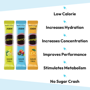 OEM Energy Rush in Polvere, 40 Bustine con Taurina, Kit da Viaggio, 0 Zuccheri, 170 mg di Caffeina, Basso Contenuto Calorico, Aumenta l'Idratazione - Product Image 3