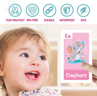 Alfabeto ECO niños mayúsculas chico aprendizaje educativo Flashcard servicios de impresión personalizado impreso tarjetas Flash o naipes