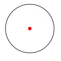 Lunette de visée point rouge 1X22 & grossisseur 3XMAG-1 & support de montage RDF 20225K avec anneau latéral rabattable, hauteur du centre optique de 2,26 pouces