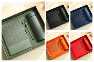 2025 победитель, Новый уникальный корпоративный Подарочный набор из нержавеющей стали, роскошный <span class=keywords><strong>3</strong></span>-в-1 блокнот, термос, чашка, подарочный набор для выставки - Product Image 2