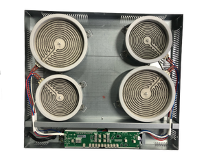 Table de cuisson électrique vitrocéramique 4 brûleurs, capteur tactile, minuterie et sécurité enfant - Product Image 4