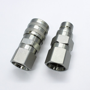 Acoplamiento Hidráulico Plano Jin Dong de 12 Pulgadas con Conexión Roscada, Acero al Carbono, Conector Galvanizado en Zinc - Product Image 4