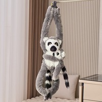 2026 En gros Jouets suspendus en peluche super douce Lémur, attaches de rideau et jouets animaux pour enfants et famille