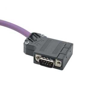 Connecteur de câble industriel étanche de haute qualité IP67 M12 A-codé 5 broches DB9 90 degrés, fiche DIN en cuivre de qualité manufacturée - Product Image 2