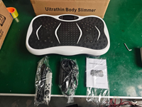 Plateforme de fitness vibrante transfrontalière pour la réduction de la graisse, la mise en forme corporelle et l'amincissement, avec mouvements rythmiques et vibratoires pour le corps entier
