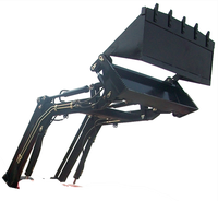 TB Small Tractor Loader Bucket 50 PS 55 PS 60 PS 4 X4 4WD für die Landwirtschaft Frontlader Turf Tire WD 40 Getriebe lager kern