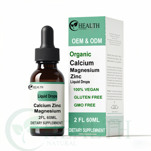 Calcium Magnésium OEM Marque Privée Supplément Calcium Magnésium <span class=keywords><strong>Zinc</strong></span> <span class=keywords><strong>Vitamine</strong></span> <span class=keywords><strong>C</strong></span> <span class=keywords><strong>D3</strong></span> Goutte Liquide - Product Image 1