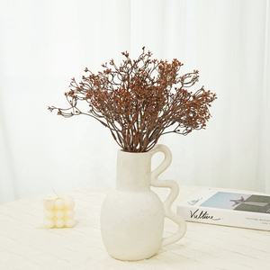 5 forchette HML002 in plastica milano fiori mazzo di fiori finti bacche Baby alito fiore artificiale per la decorazione della casa di nozze - Product Image 1