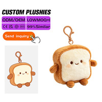 Gantungan Kunci Boneka Jamur Lucu 10cm Custom Kawaii Hutan Super Lembut Plush OEM ODM 100 Pcs MOQ Hadiah Taman Peri Grosir