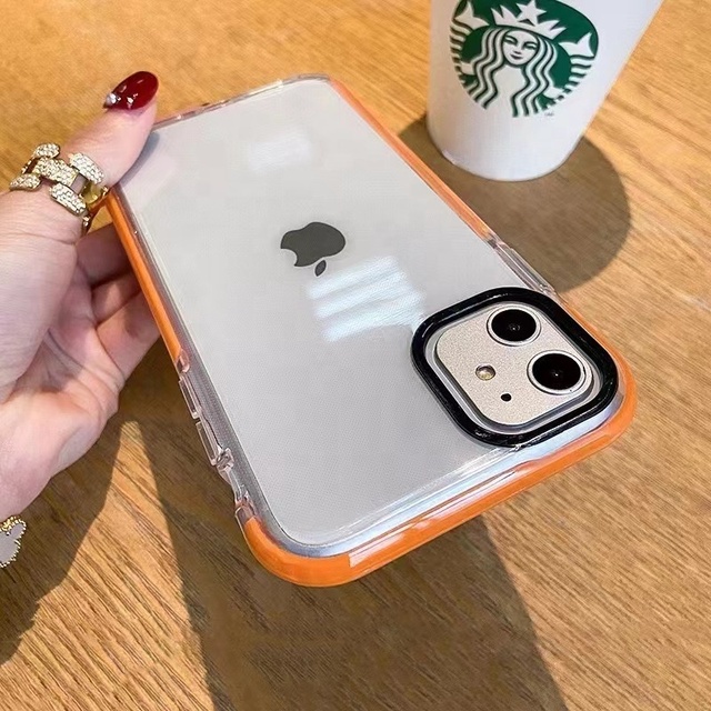 Wholesale Free Sample Beiman TPU Bumper Soft Clear Shockproof Mobile Case with Card Slot 1.2mm Thickness for 11/12/13 Pro Models